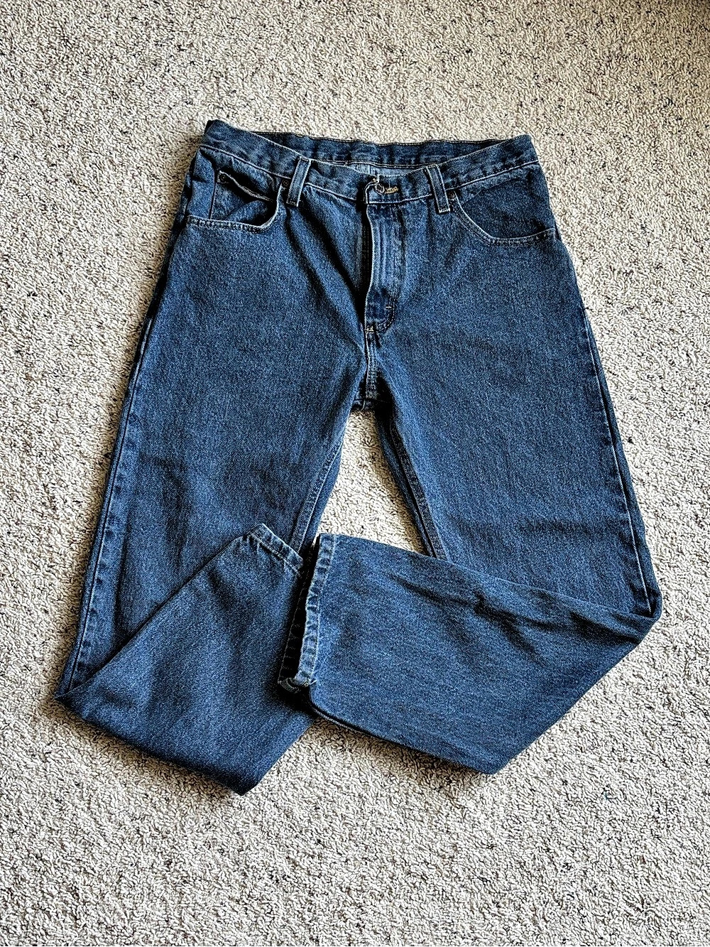 Wrangler Relaxed Fit Jeans Men's Blue Jeans Waist 34 x 30